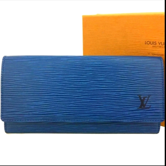 LOUIS VUITTON EPI LEATHER PORTE YON CARTES CREDIT BIFOLD LONG WALLETQ0890 (NWOT) - Picture 10 of 10